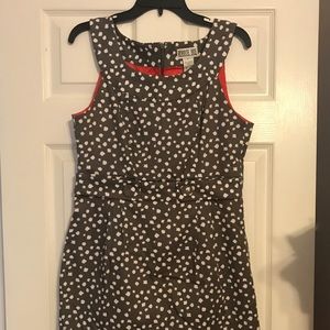Gray Polka dot dress